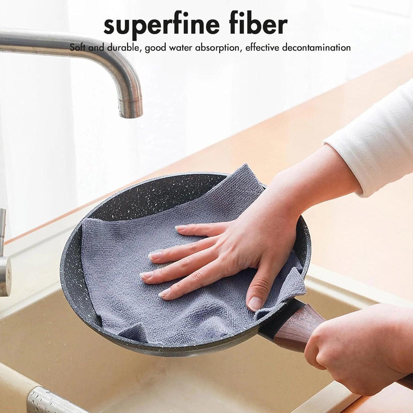 Micro-fiber Cleaning Cloth Roll | Reusable (Roll of 50 Sheets)