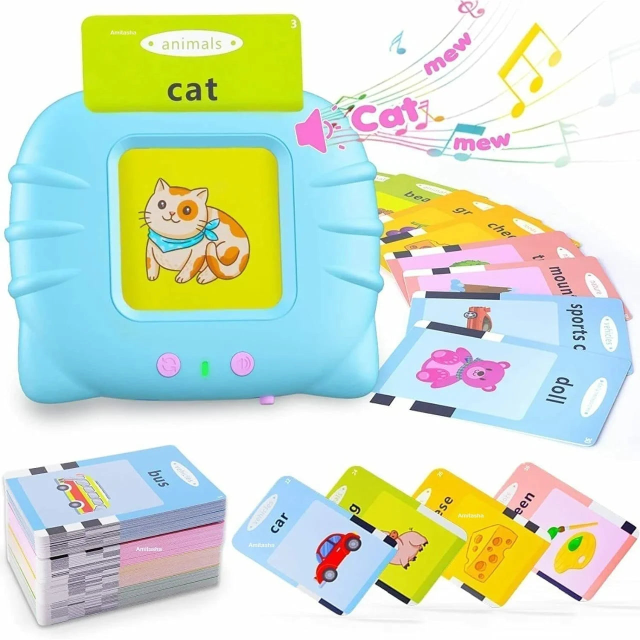 Educational Talk Flash Cards | Toy for Kids (112 Cards)