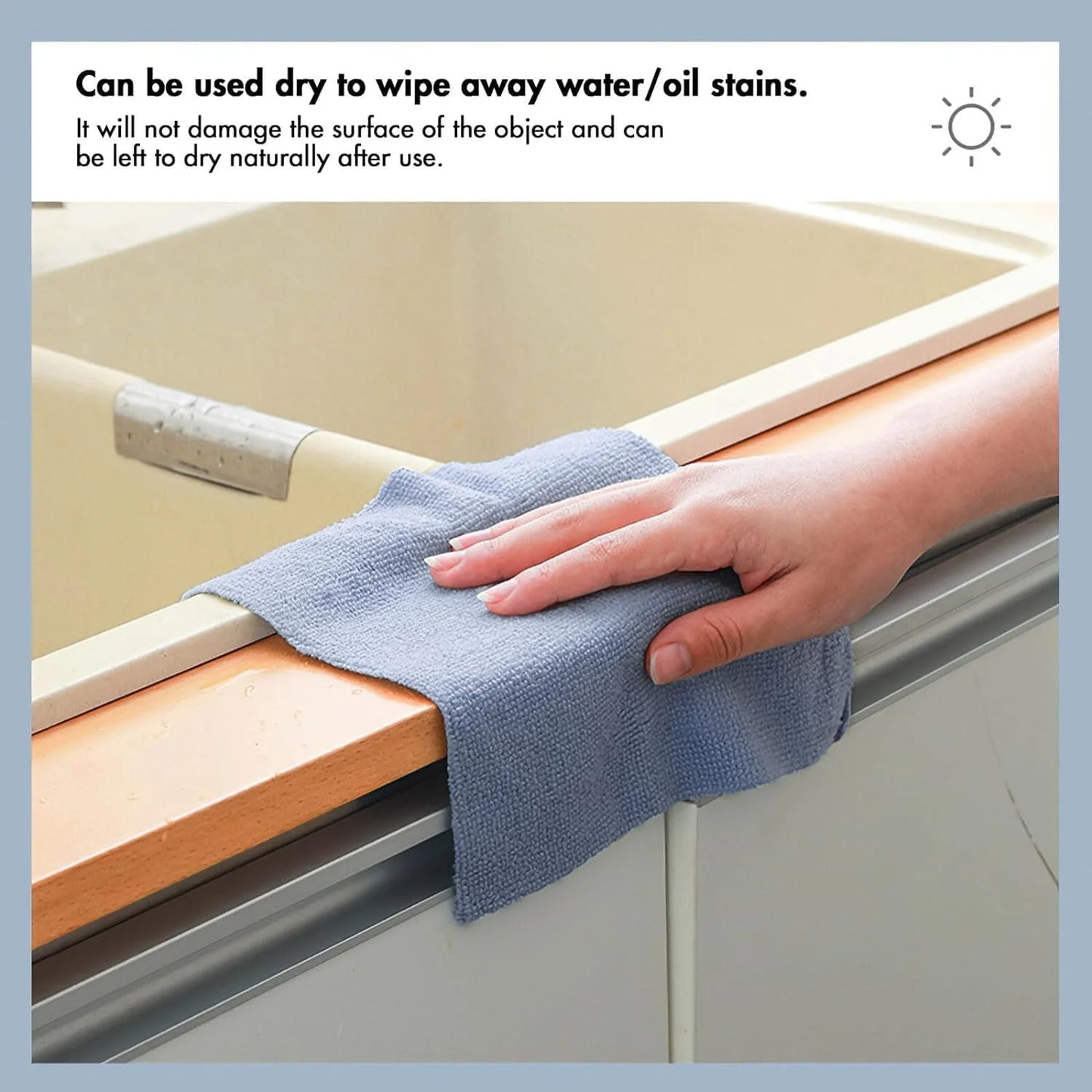 Micro-fiber Cleaning Cloth Roll | Reusable (Roll of 50 Sheets)