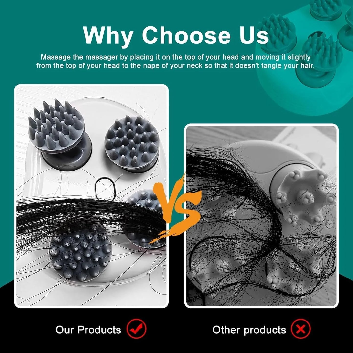 Hair & Scalp Massager | Soft Silicone