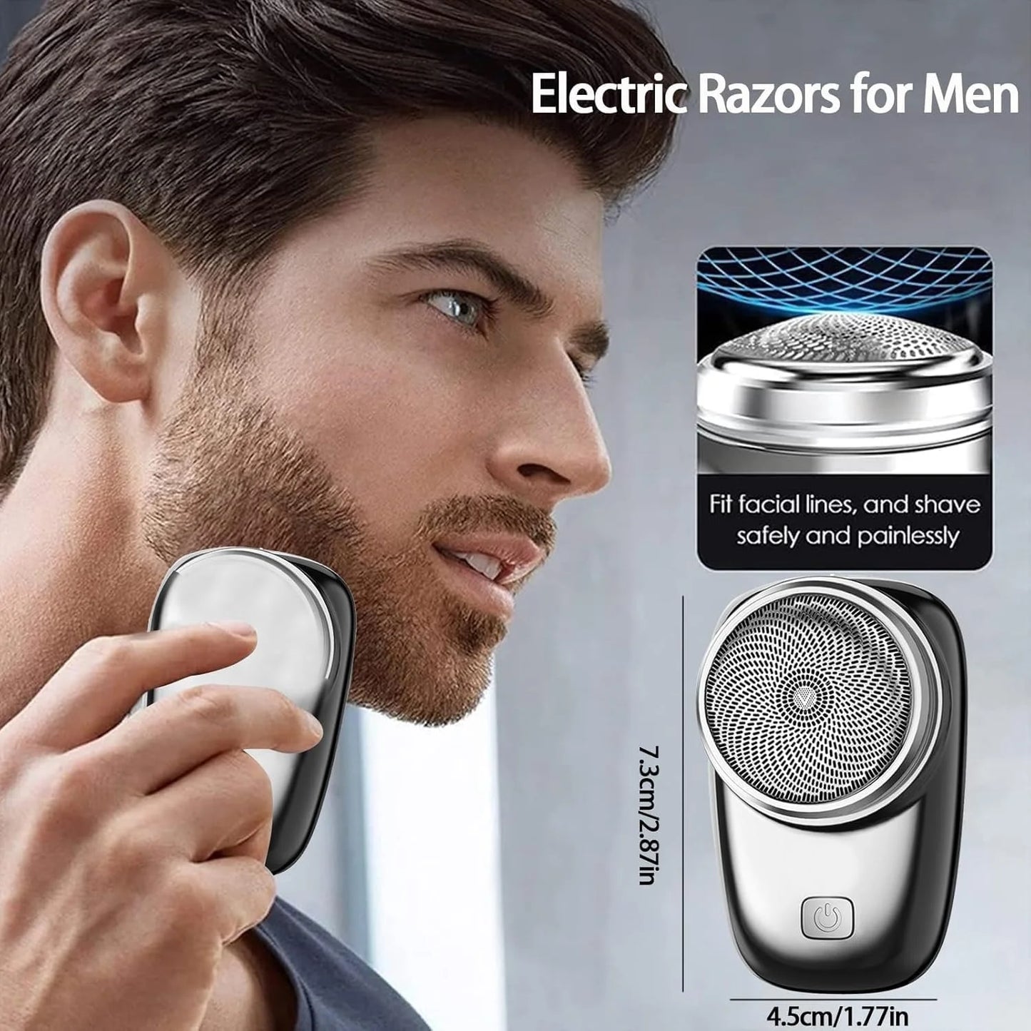 Pocket-Sized Mini Electric Shaver | Rechargeable