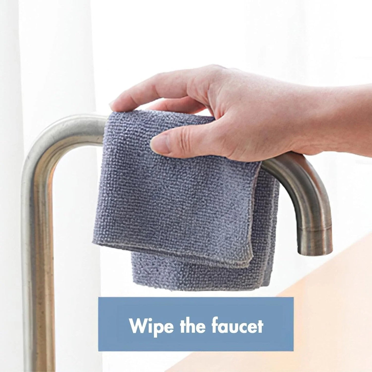 Micro-fiber Cleaning Cloth Roll | Reusable (Roll of 50 Sheets)