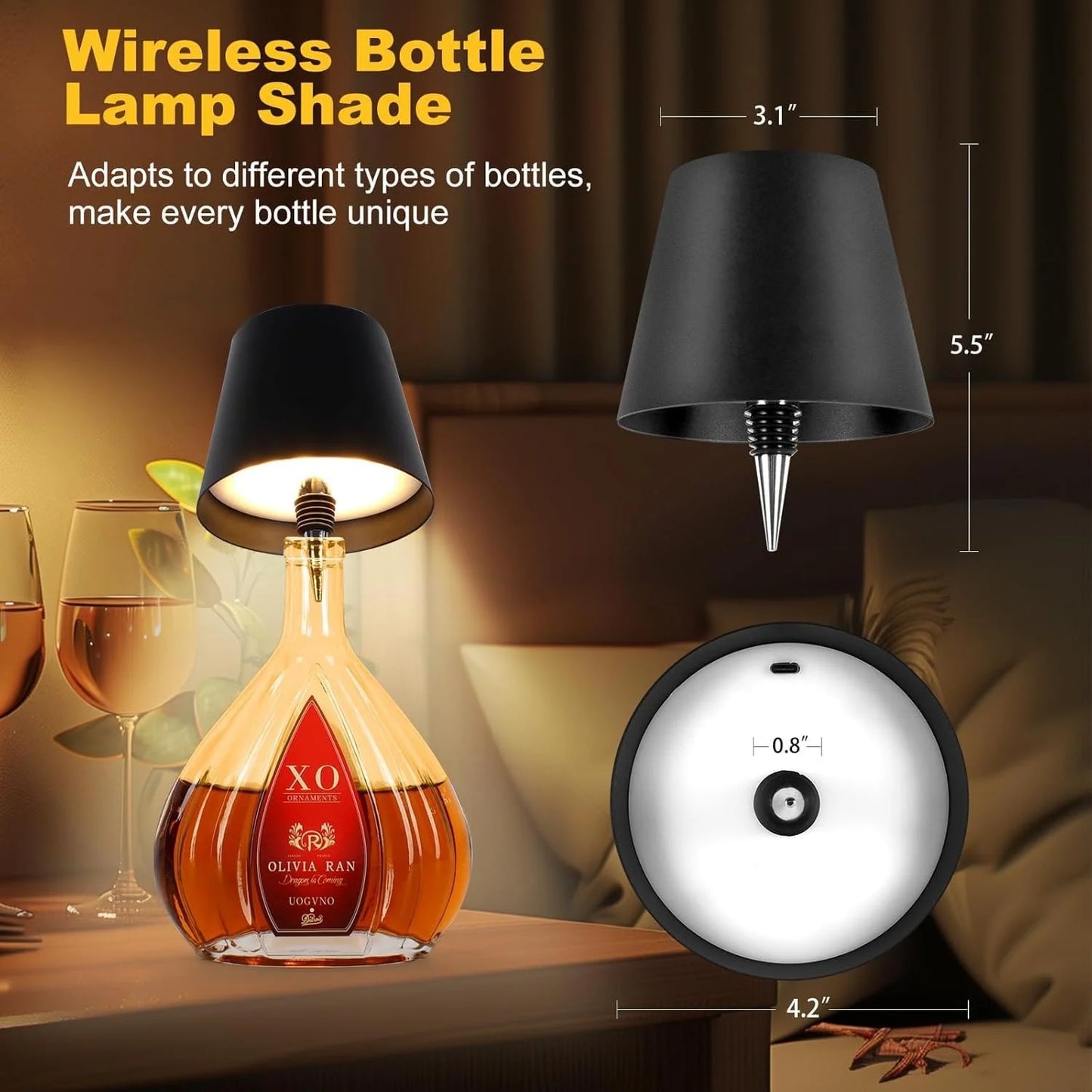 LED Wine Bottle Cork String Lights | Warm White