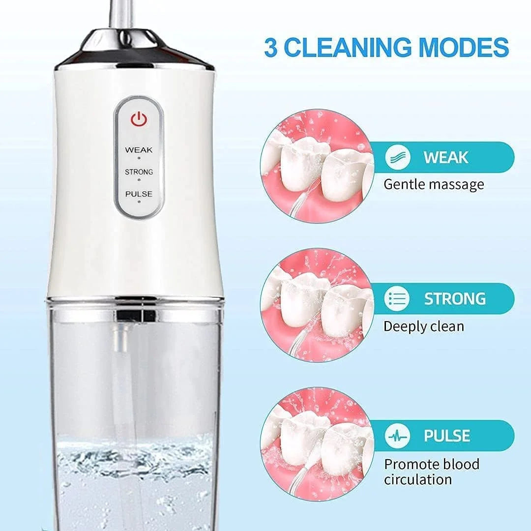Cordless Water Dental Flosser | Rechargeable | High-Pressure