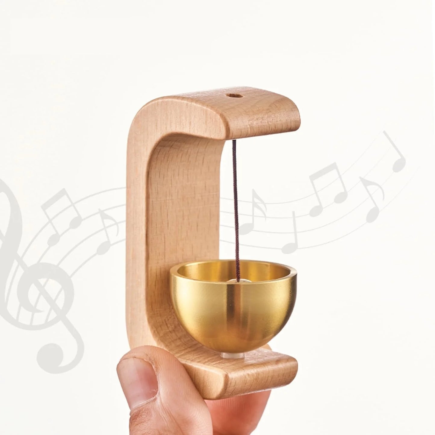 Aesthetic Handmade Wooden Magnetic Bell