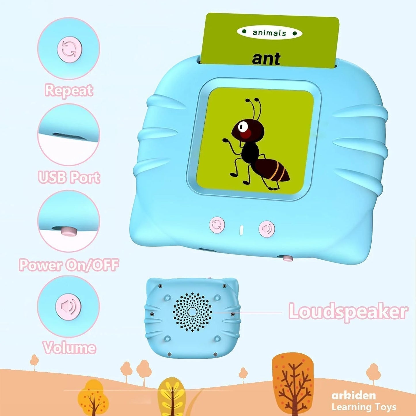 Educational Talk Flash Cards | Toy for Kids (112 Cards)