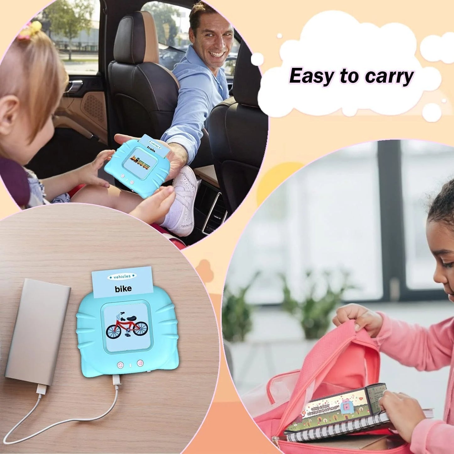 Educational Talk Flash Cards | Toy for Kids (112 Cards)