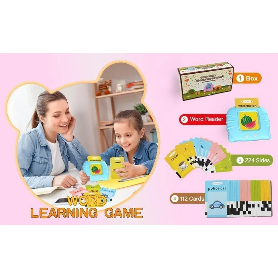 Educational Talk Flash Cards | Toy for Kids (112 Cards)