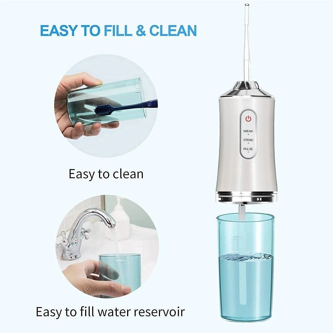 Cordless Water Dental Flosser | Rechargeable | High-Pressure