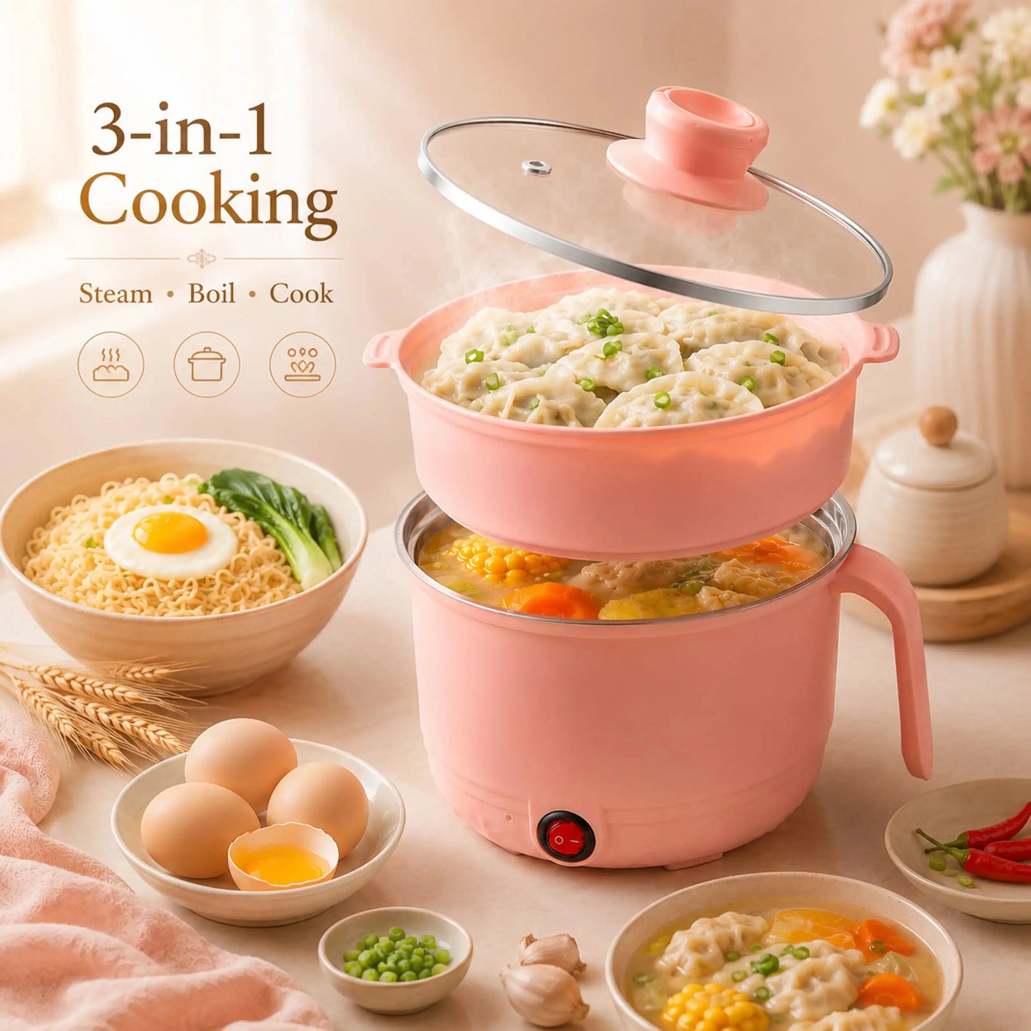 Rice Cooking Pot | Non-Stick | Multi-Purpose