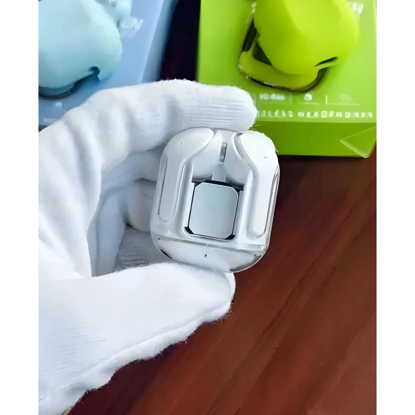 True Wireless Earbuds | LED Power Display & Transparent Case