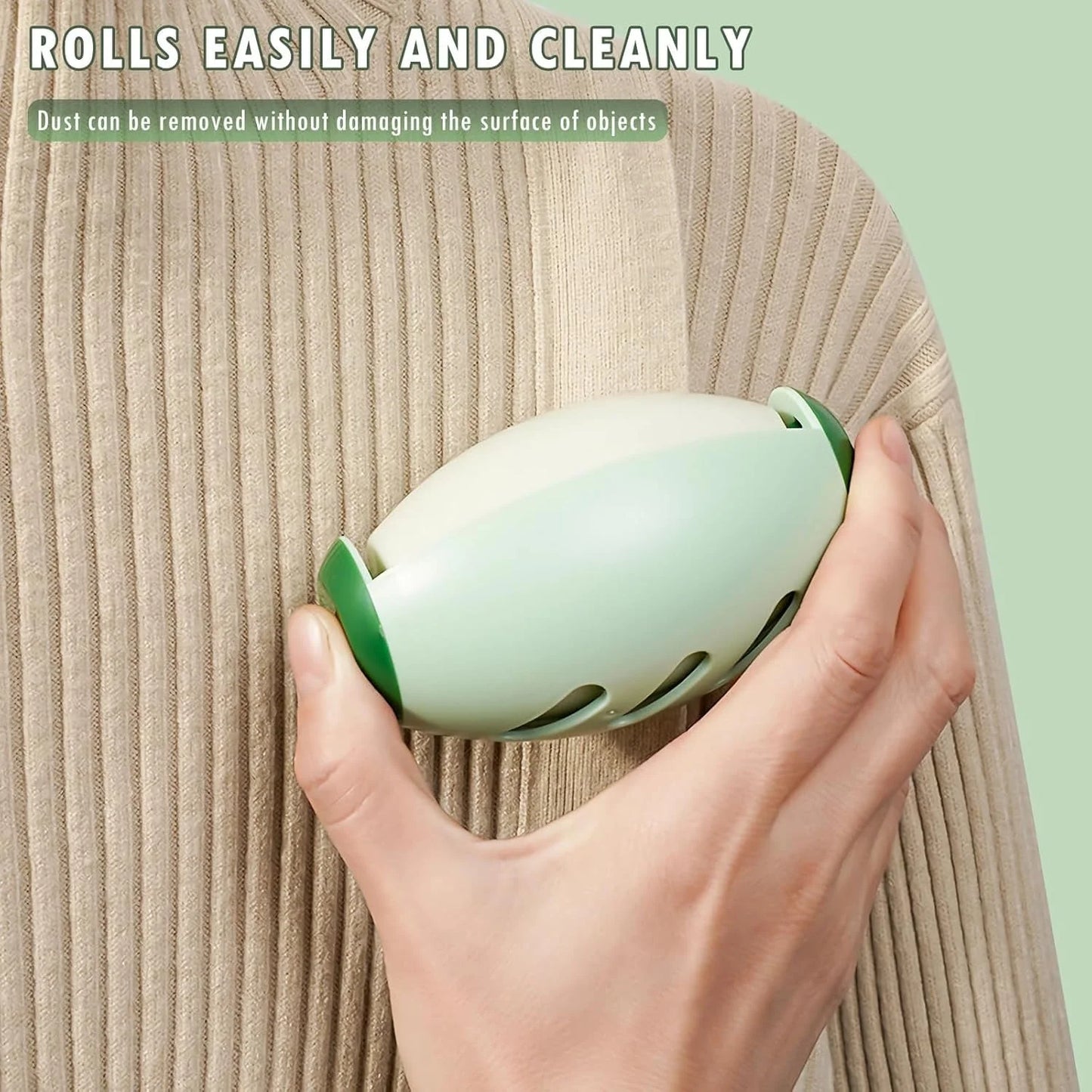 Portable Gel Lint Roller | For Clothes & Pet Hair | Washable & Reusable