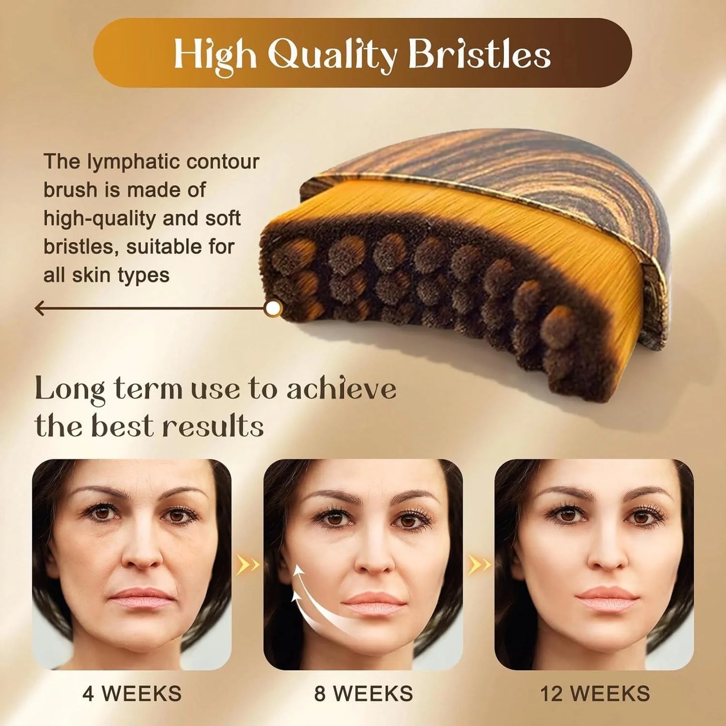 Professional Contour Face Brush | Seamless Makeup Blending
