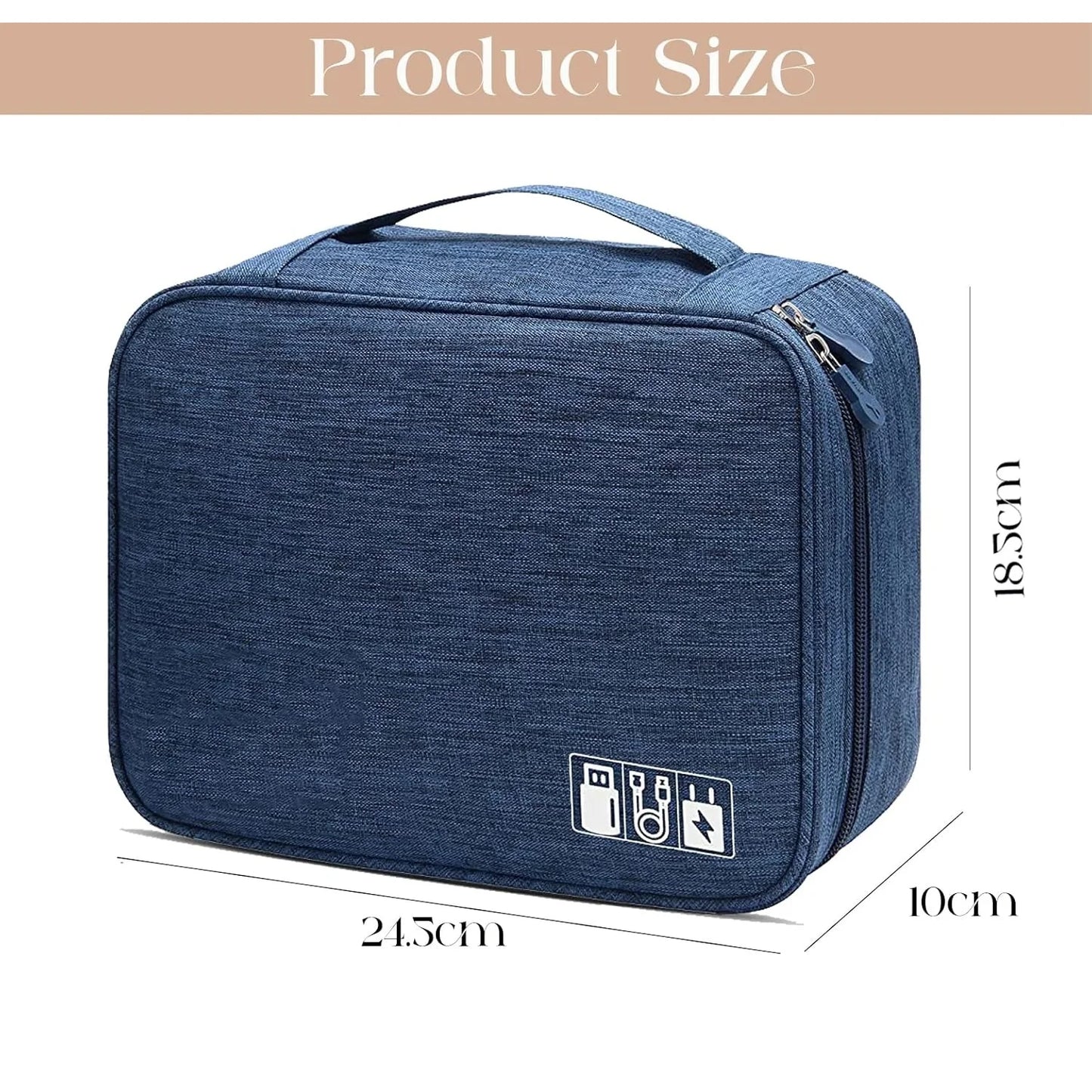 Travel Organizer Bag | Waterproof | Gadget & Cable Organizer