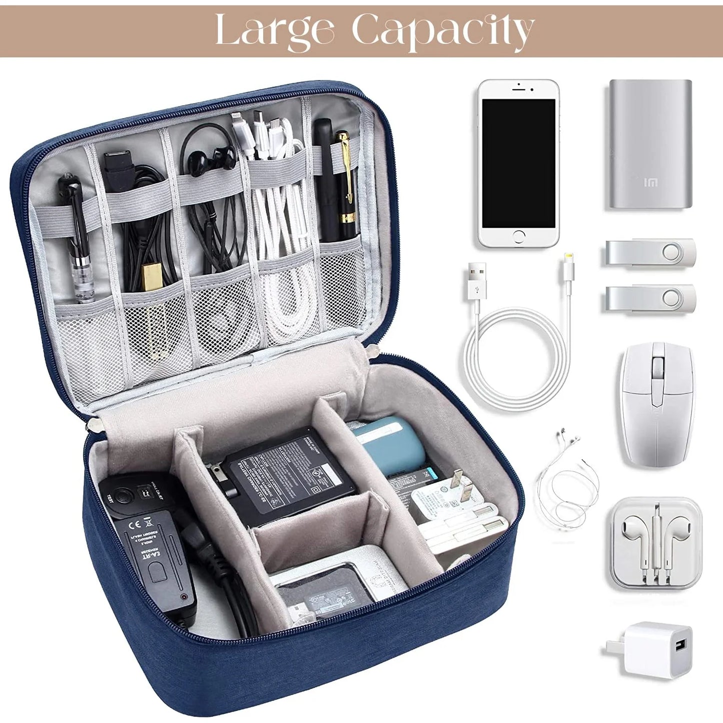 Travel Organizer Bag | Waterproof | Gadget & Cable Organizer