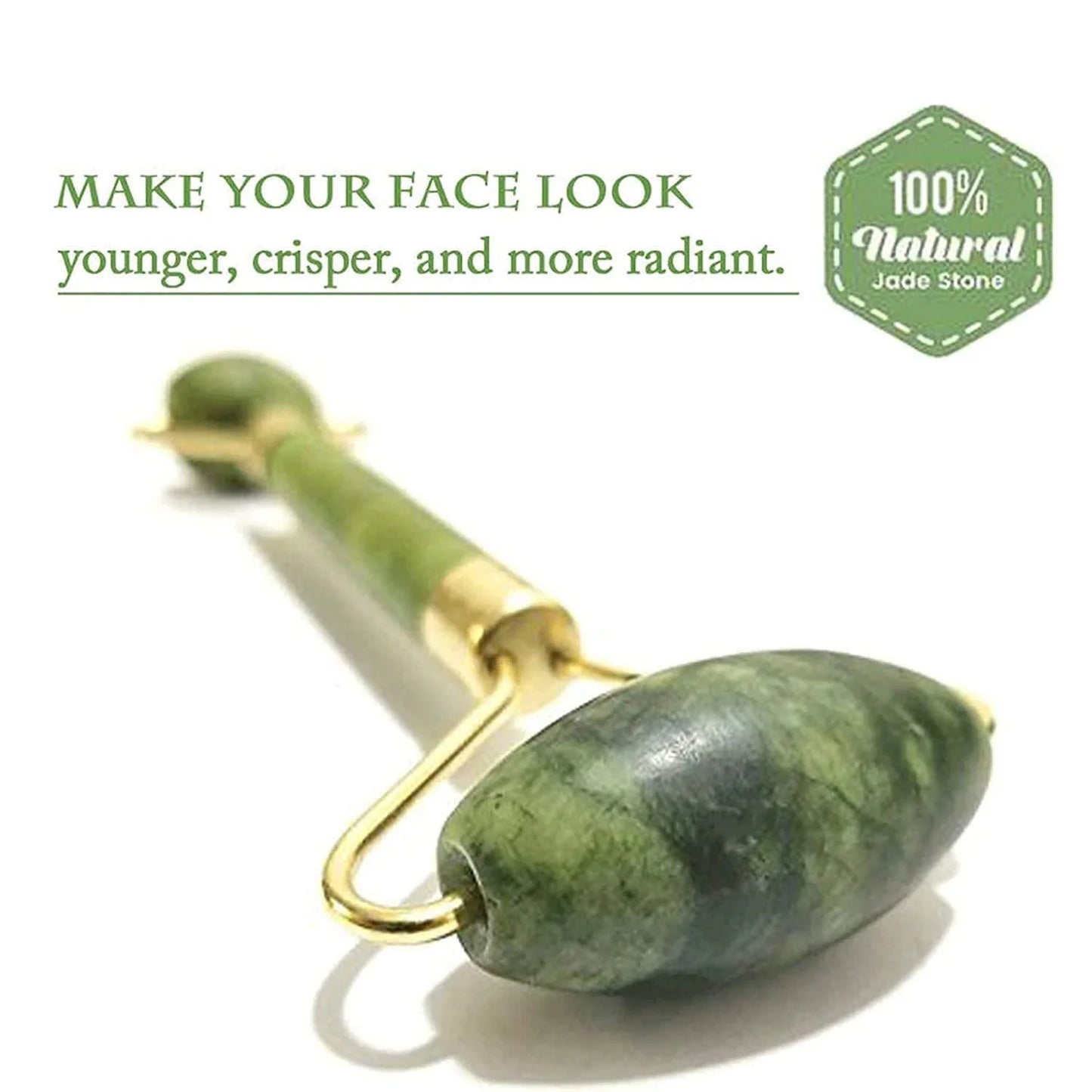 Natural Jade Roller & Gua Sha Set