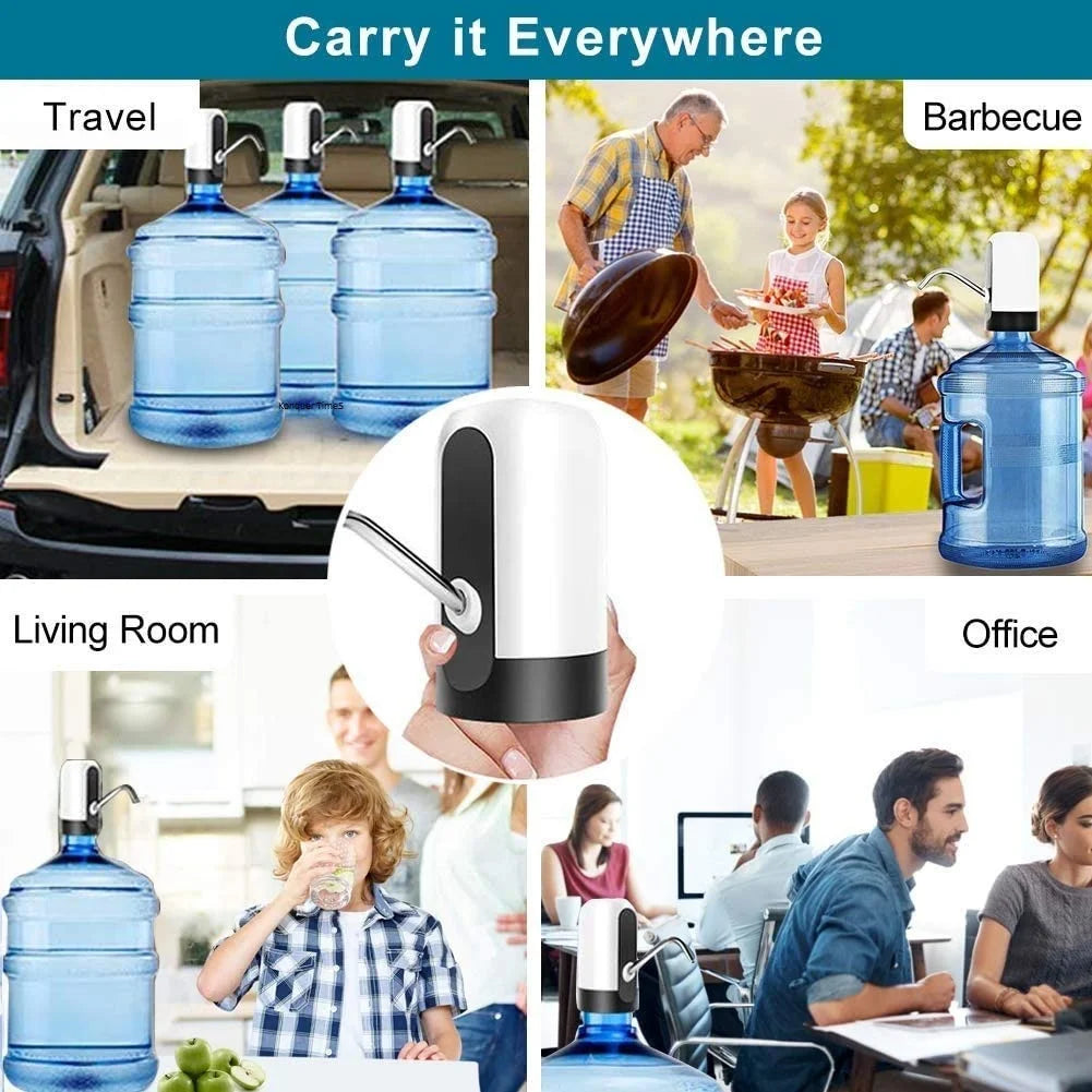 Automatic Water Bottle Dispenser Pump | USB Rechargeable