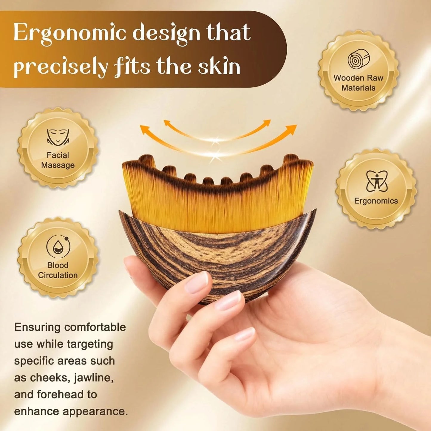 Professional Contour Face Brush | Seamless Makeup Blending