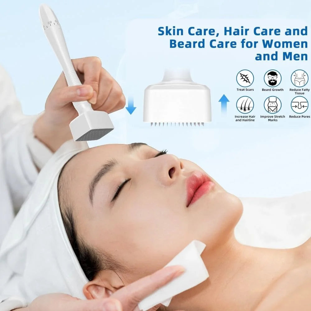 Professional 540 Micro-Needle Derma Roller | Hair & Skin Growth
