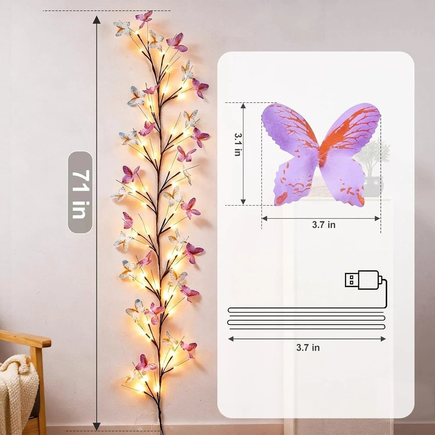 Blossom Branch Decoration Lights