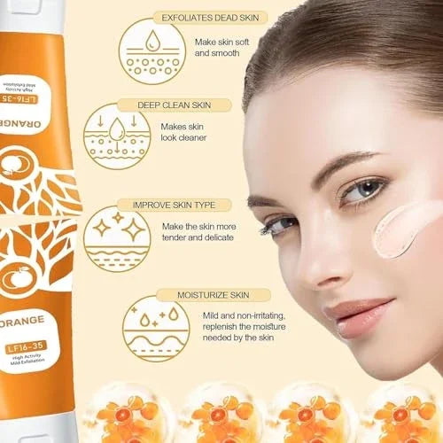 Hydrating Aloe Vera & Orange Face Gel for Radiant Glowing Skin