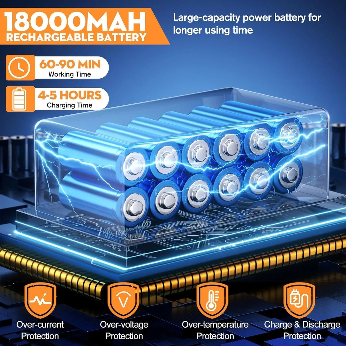 High Pressure Car Washer | 48 V Rechargeable Battery
