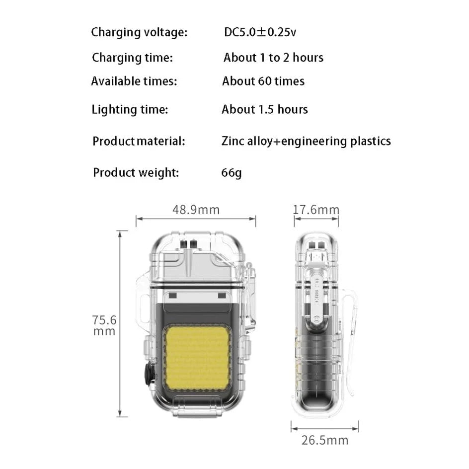 Rechargeable Electric Lighter | Windproof Rechargable
