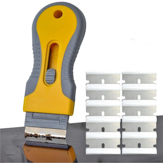 Heavy-Duty Paint Scraper & Wall Putty Cleaning Scrubber